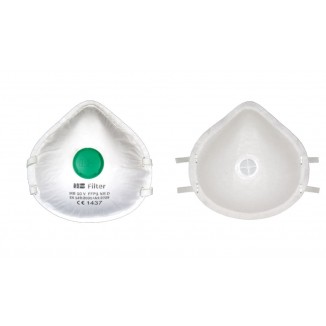 Φιλτρόμασκα με βαλβίδα εκπνοής FFP1 NR D