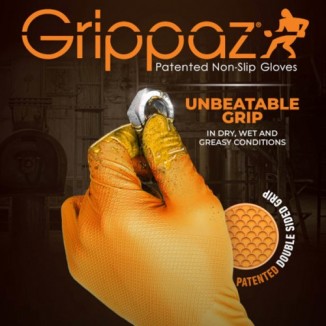 Γάντια νιτριλίου πορτοκαλί υψηλής αντοχής