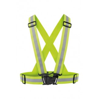 Ανακλαστικό γιλέκο - τιράντες με clip