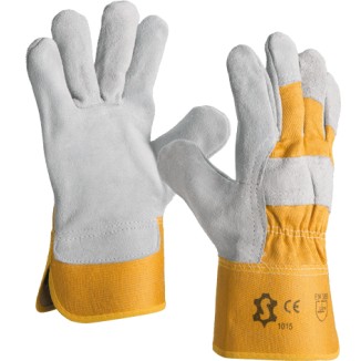 Γάντια εργασίας δερματοπάνινα 1015