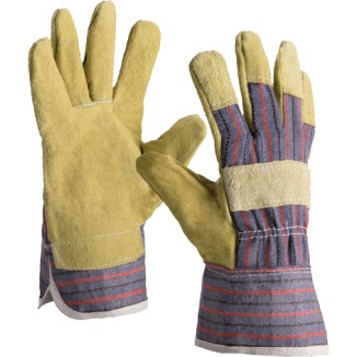 Γάντια εργασίας δερματοπάνινα 1019R