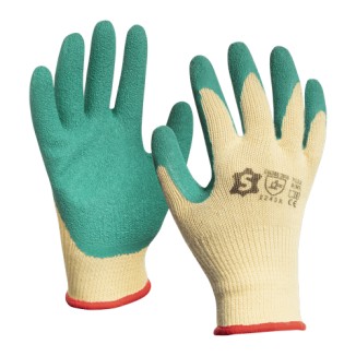 Γάντια Latex με πλεκτό καρπό 7032