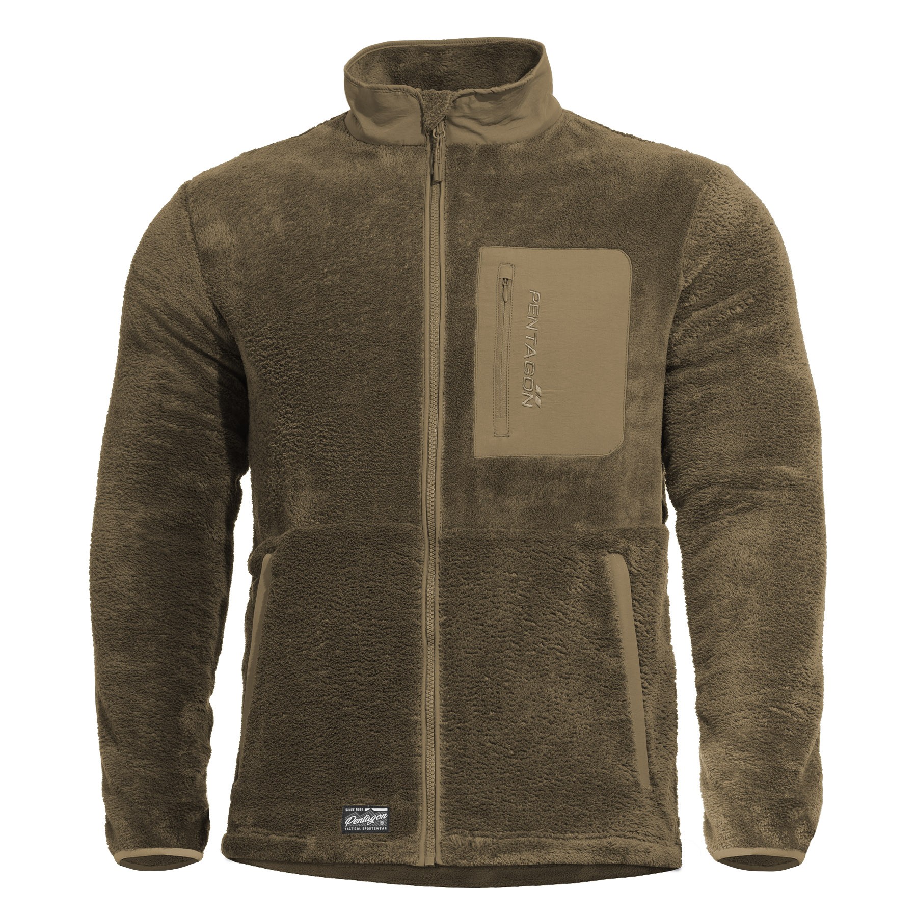 Ζακέτα Fleece Pentagon Grizzly Full Zip Sweater K09030 4 Ζακέτα Fleece Pentagon Grizzly Full Zip Sweater K09030