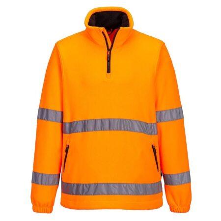 Μπλούζα fleece ανακλαστική με φερμουάρ F302 Portwest