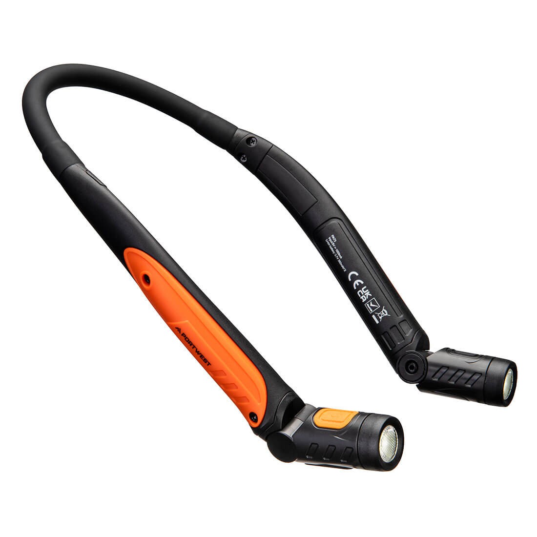 Φακός Led λαιμού επαναφορτιζόμενος USB Portwest PA73 1 Φακός Led λαιμού επαναφορτιζόμενος USB Portwest PA73