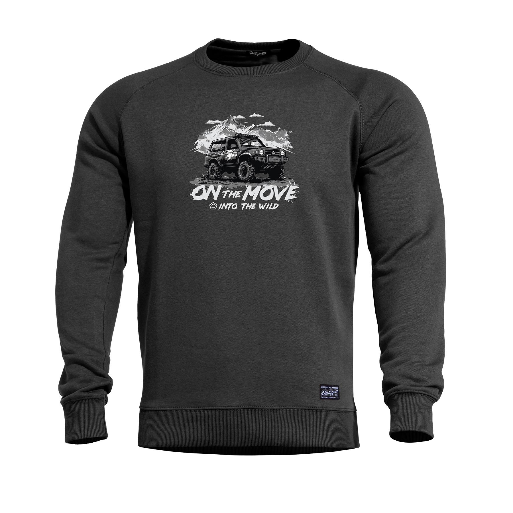 Μπλούζα φούτερ Hawk Sweater 'On the Move' Pentagon K09019-OM 1 Μπλούζα φούτερ Hawk Sweater 'On the Move' Pentagon K09019-OM